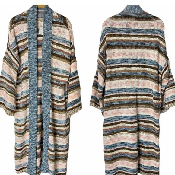 By Anthropologie shimmer knit duster - Picture 8 of 11